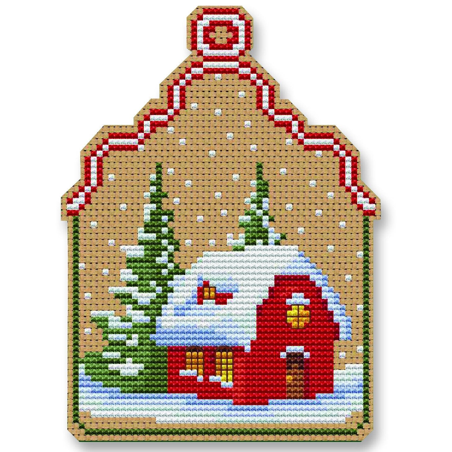 Christmas House Ornament