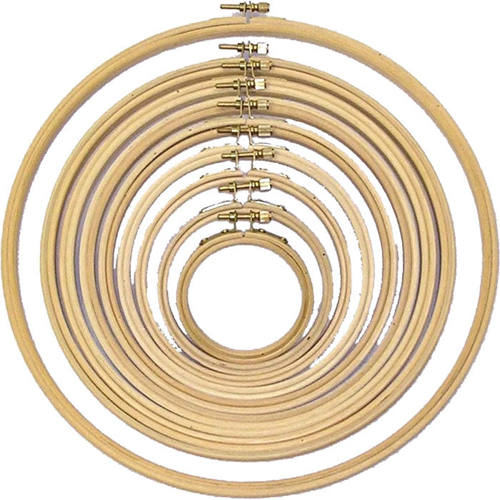 Round Edge Wooden Hoop