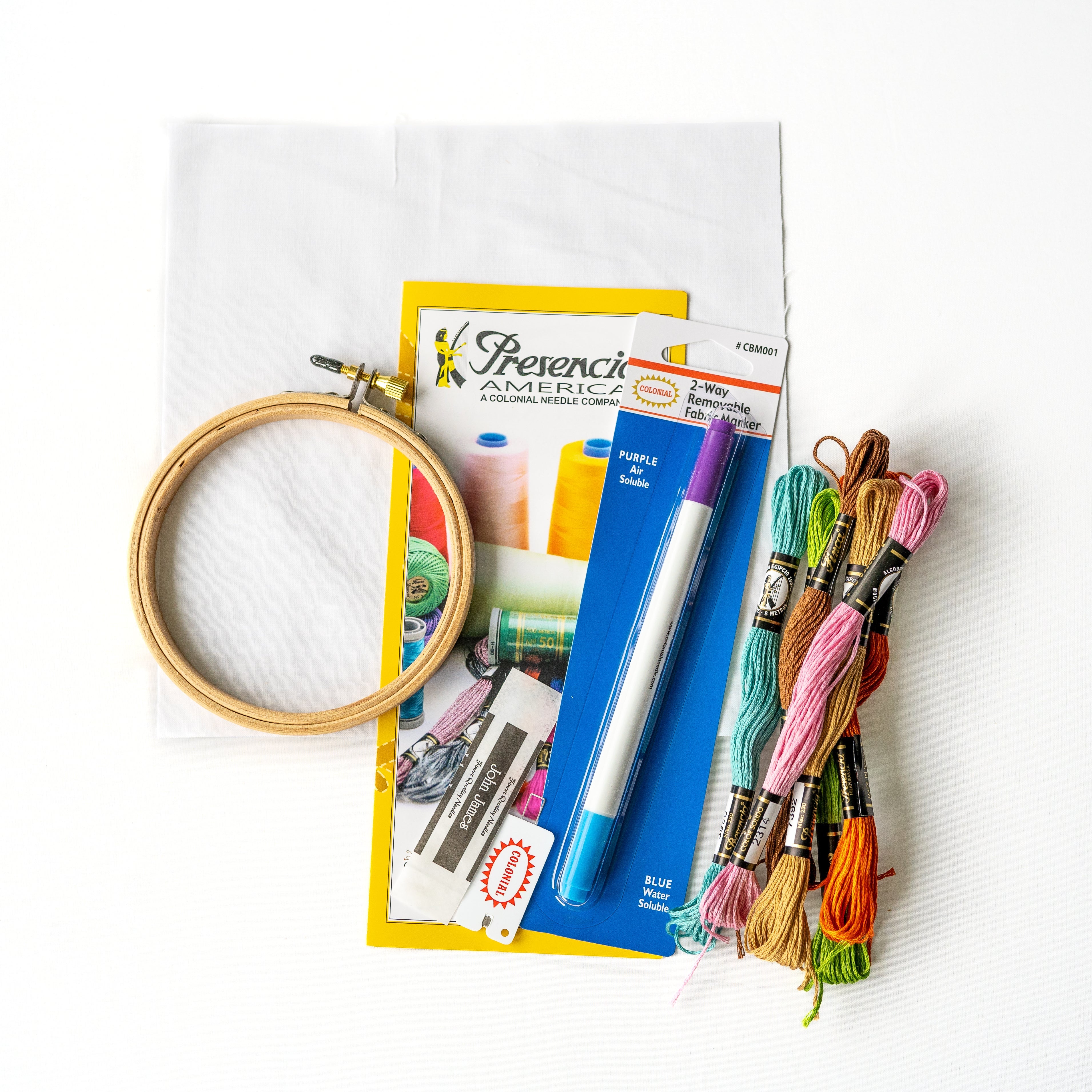 Autumn Moth Embroidery Kit