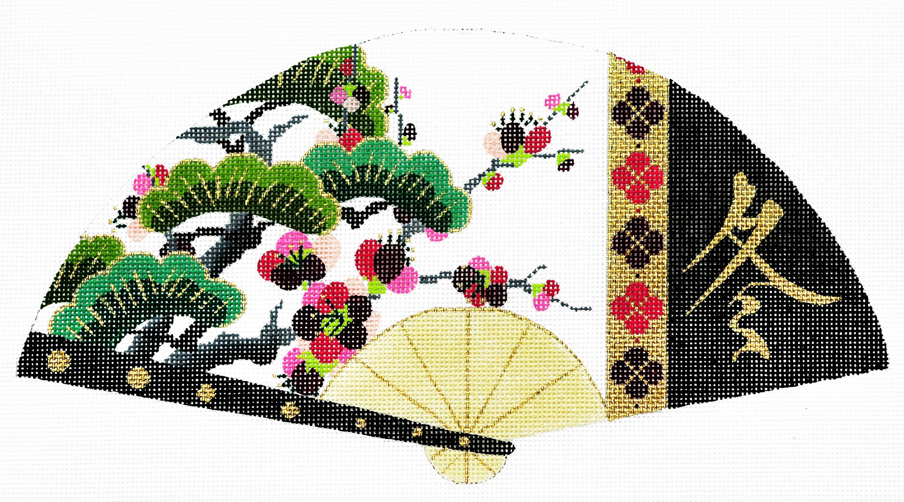 Plum Winter Fan
