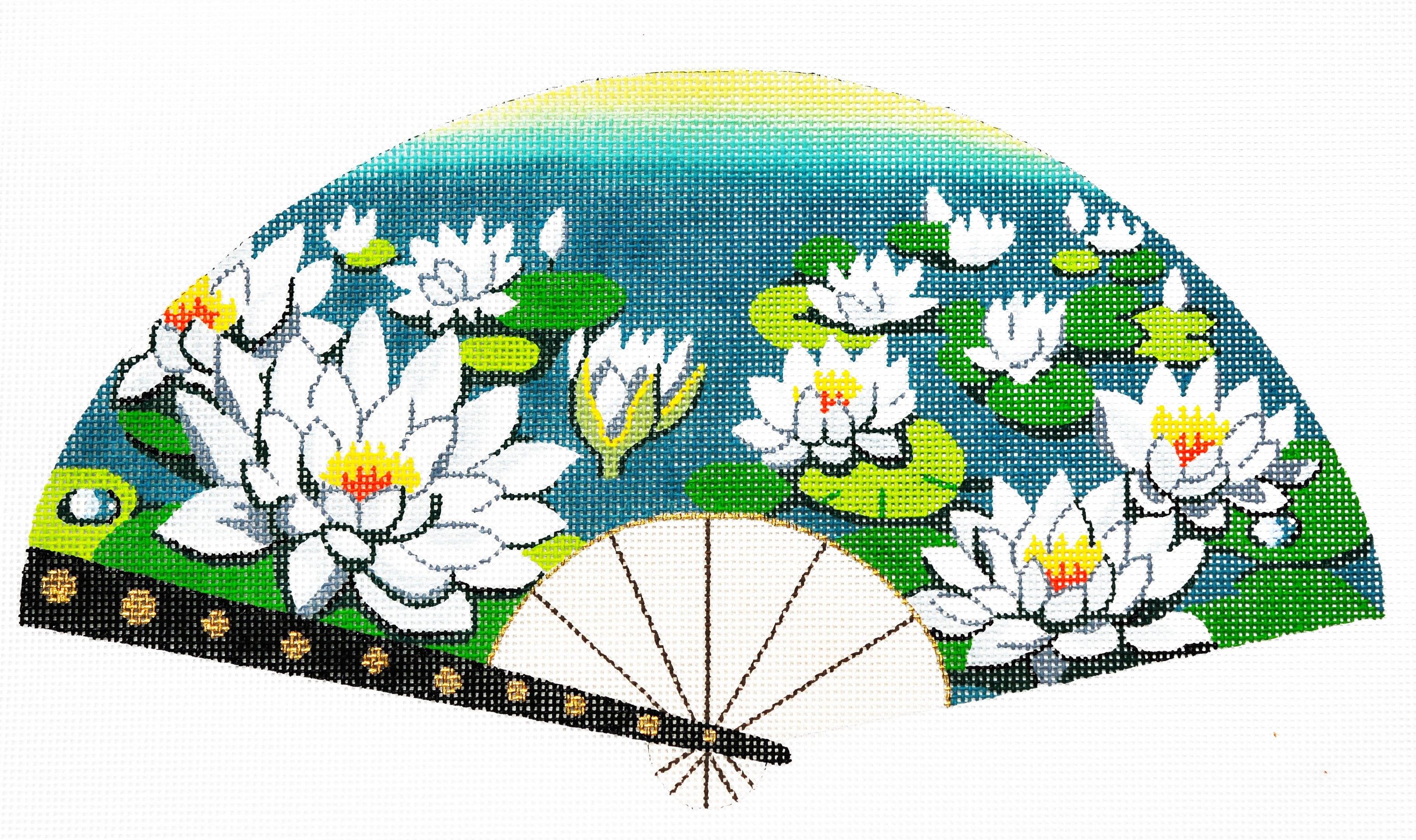 Water Lilies Fan