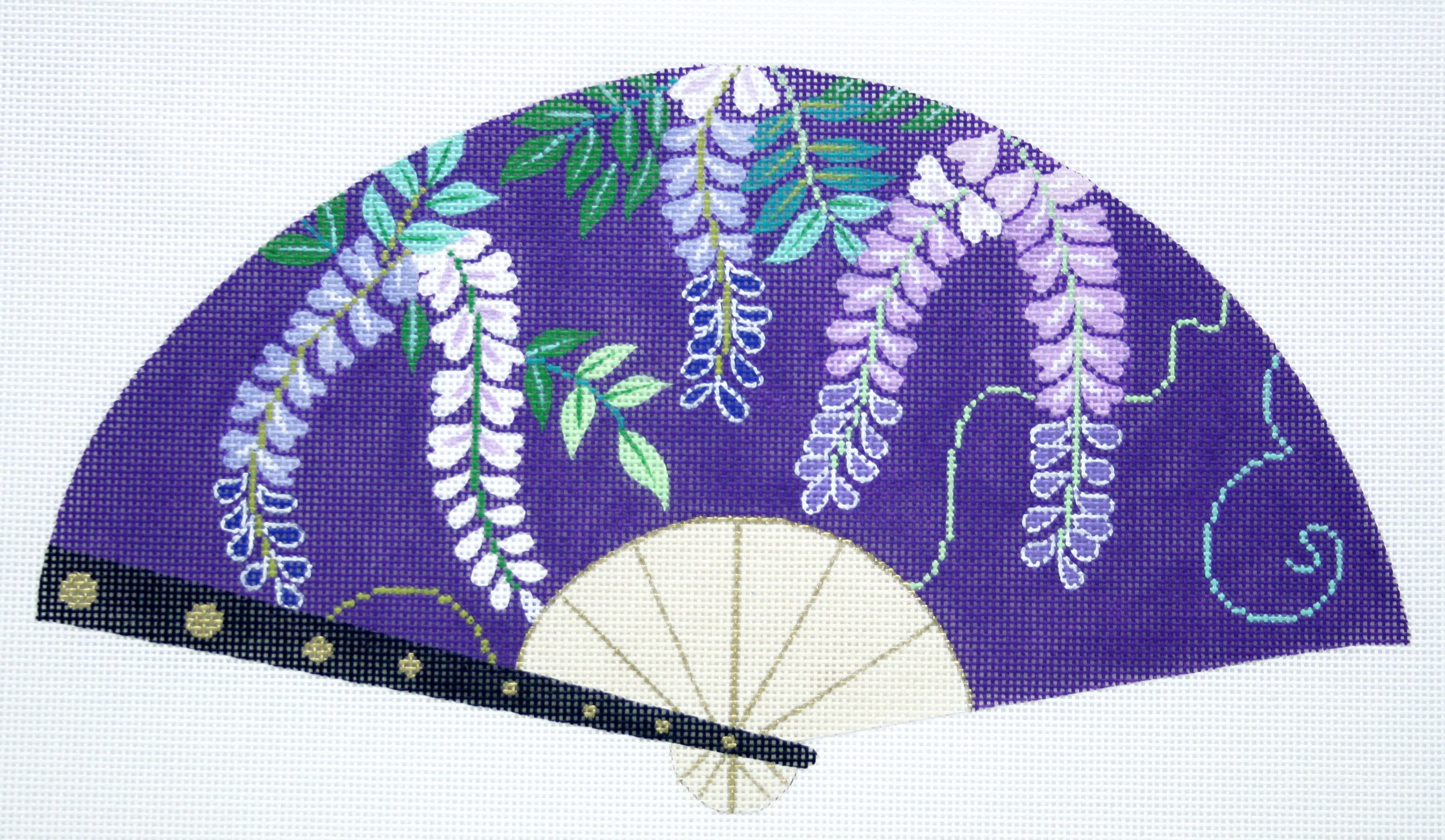 Purple Vines Fan
