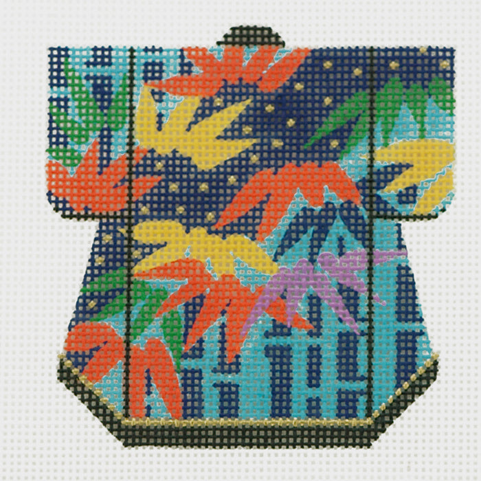Tropical Multi-Color Petite Kimono