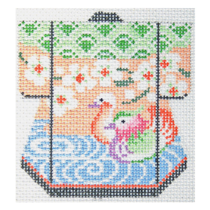 Bright Birds Petite Kimono