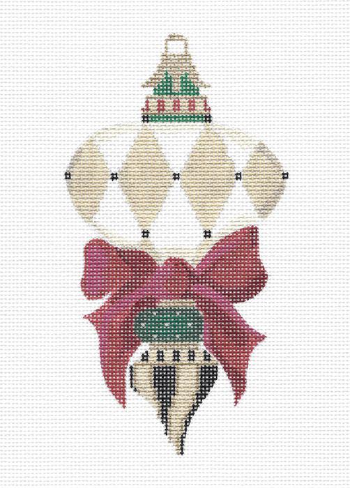 Deep Garnet Harlequin Stitch Guide