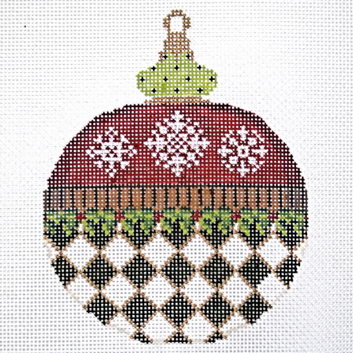Snowflakes & Diamonds Ornament