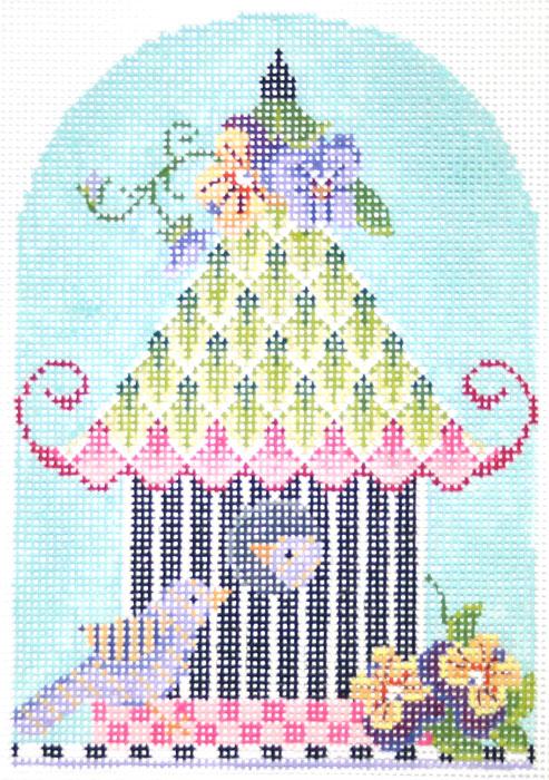 Pansy Pagoda Birdhouse