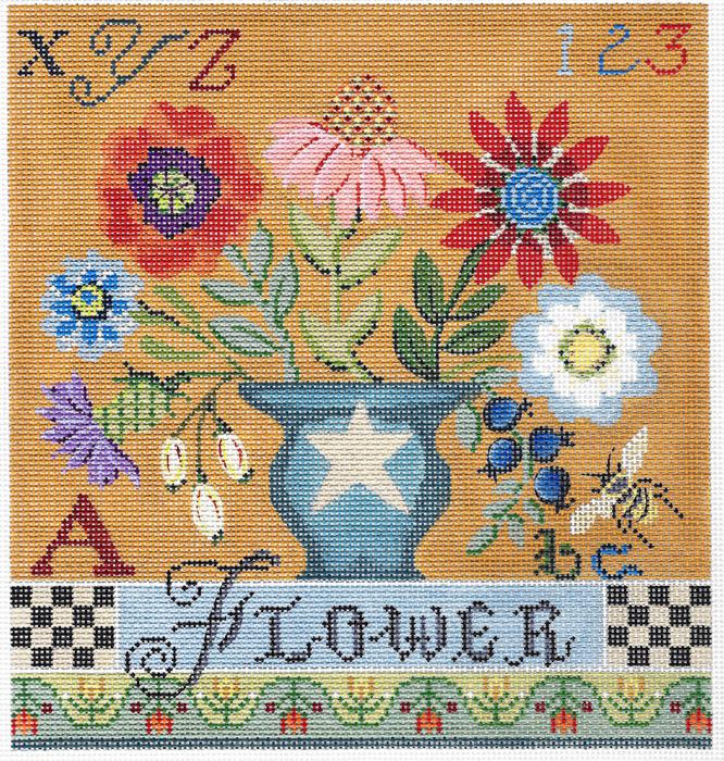 Country Flower Sampler Thread Kit