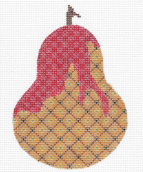 Candied Cherry Drizzle Pear Stitch Guide