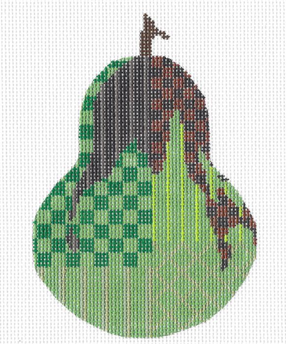 Dark Chocolate Drizzle Pear Stitch Guide