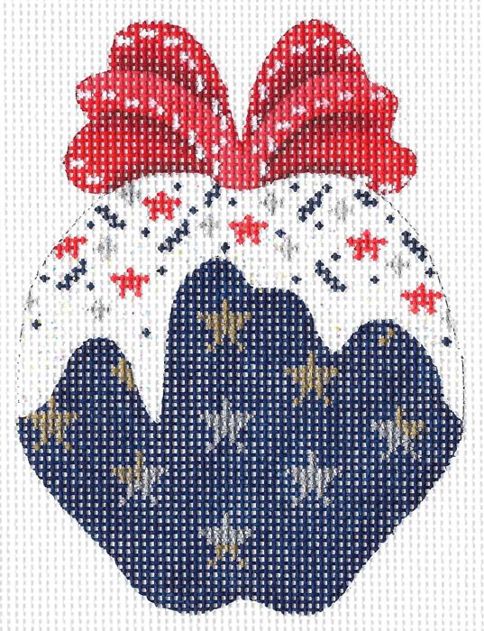 Navy Stars-n-Sprinkles Apple