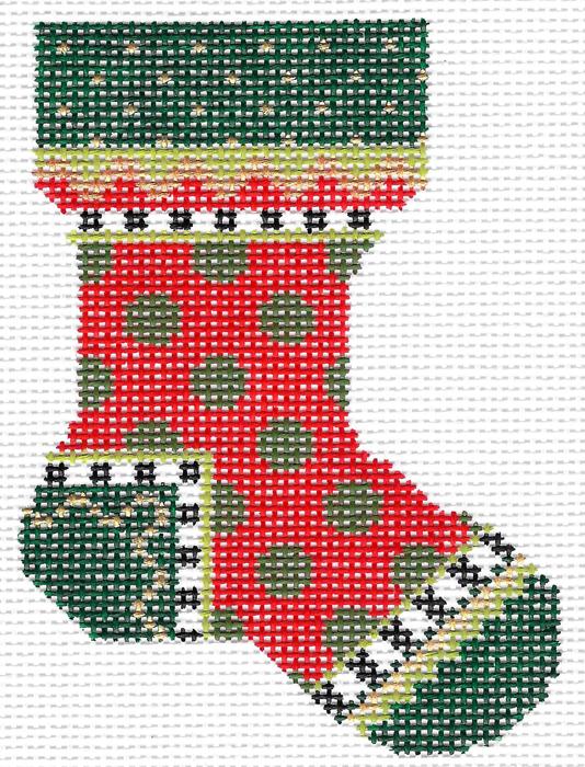 Red Polka Dot Micro Sock