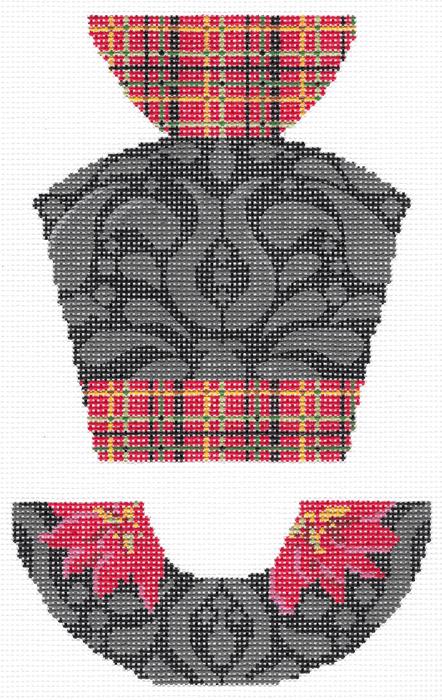 Plaid Taffeta & Black Velvet Hat Stitch Guide