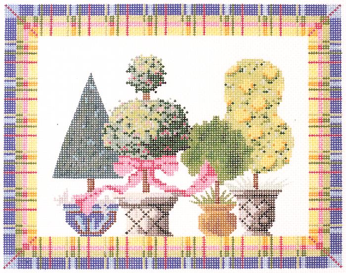 Springtime Topiaries Stitch Guide