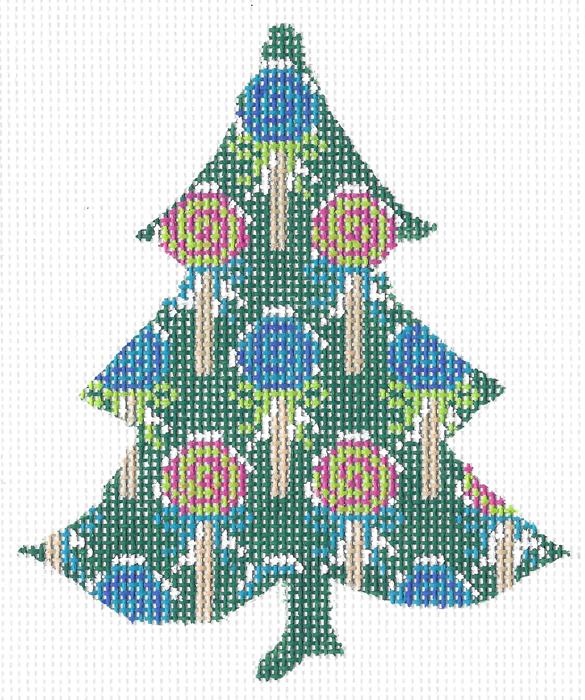 Tutti Fruity Lollipop Tree Stitch Guide