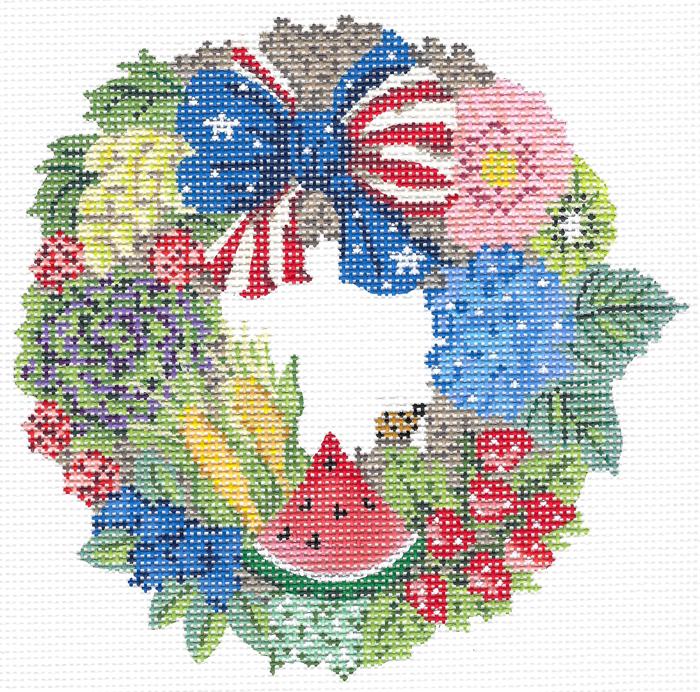 Summer Independence Wreath Thread Kit