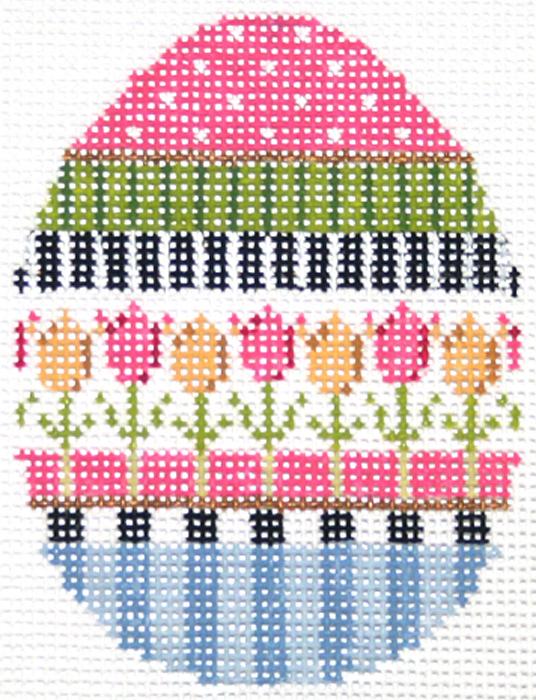 Tulip Patterned Egg
