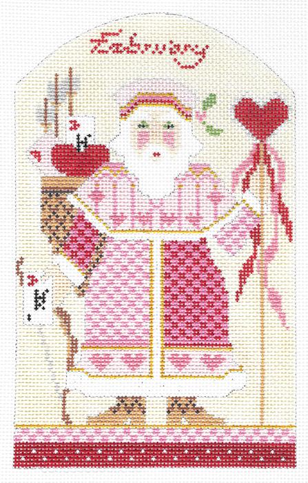 February Santa Stitch Guide