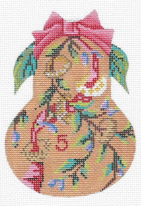 Five Golden Rings Pear Stitch Guide