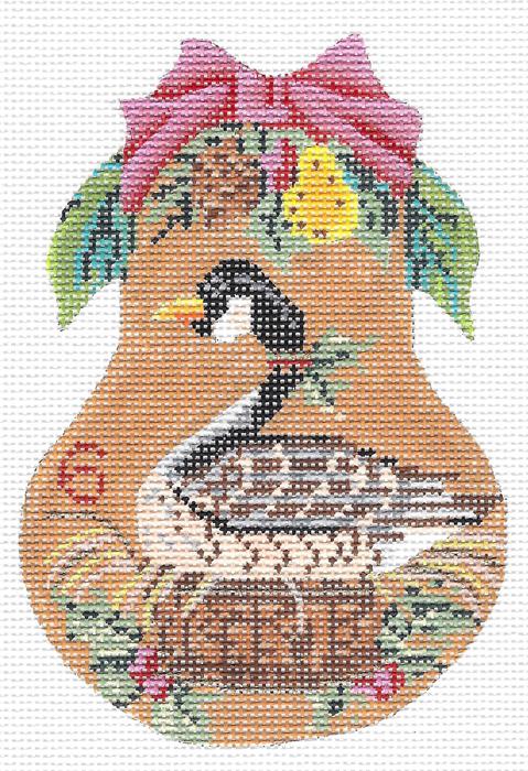 Six Geese-A-Laying Pear Stitch Guide
