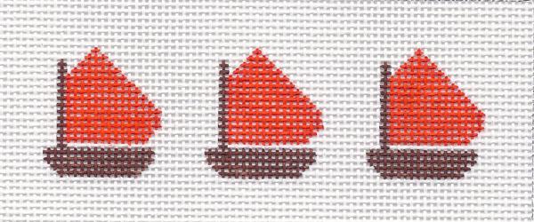 Orange Sailboats Jewelry Box Inserts