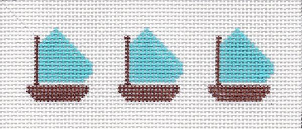 Sky Blue Sailboats Jewelry Box Insert