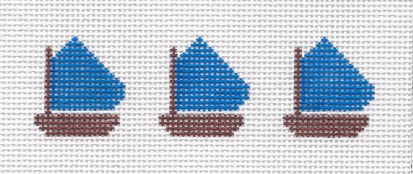 Blue Sailboats Jewelry Box Insert