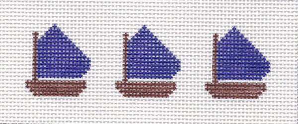 Purple Sailboats Jewelry Box Insert