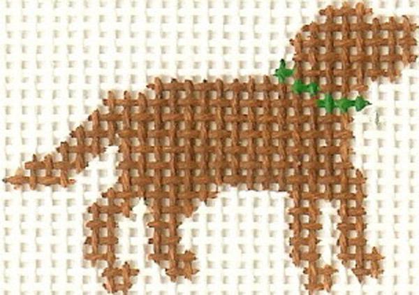 Chocolate Lab ''STAY'' Mini