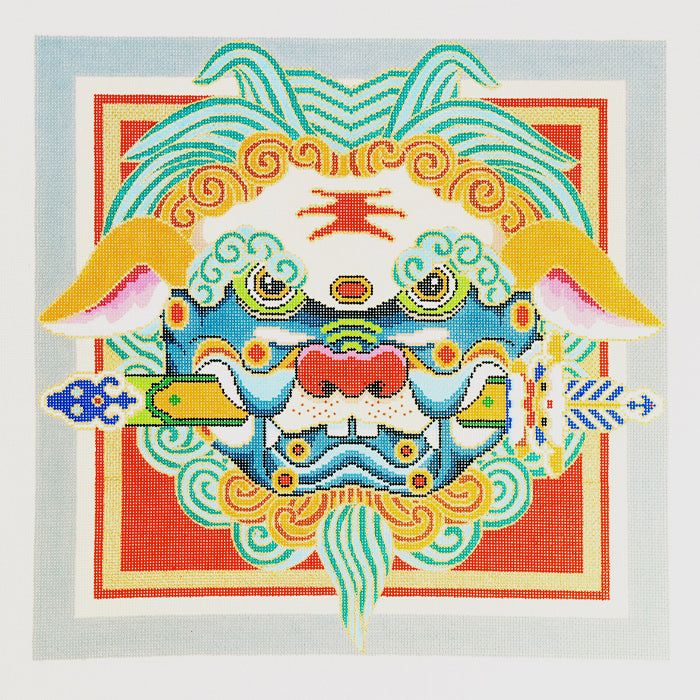 Chinese Lion Face