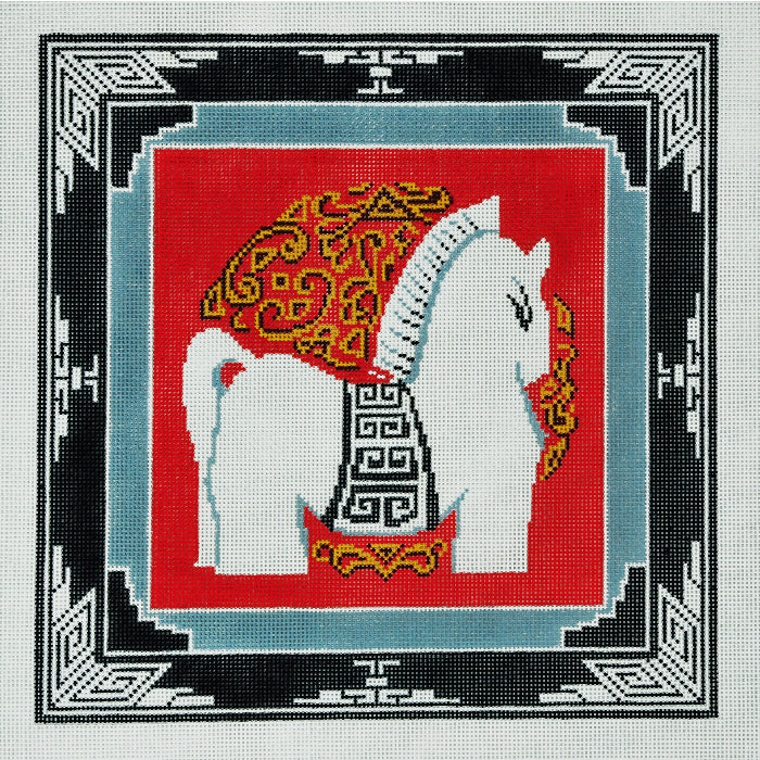 Horse With Border