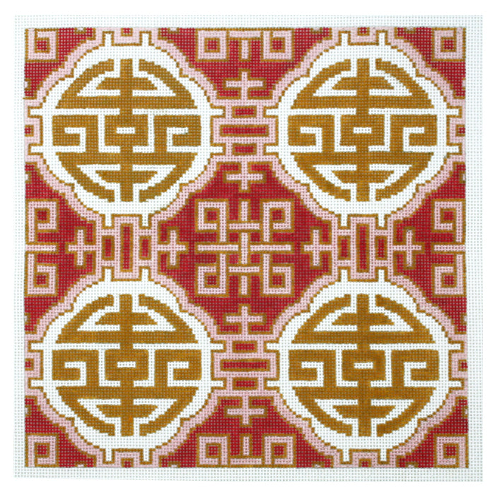 Pink Medallion Pillow