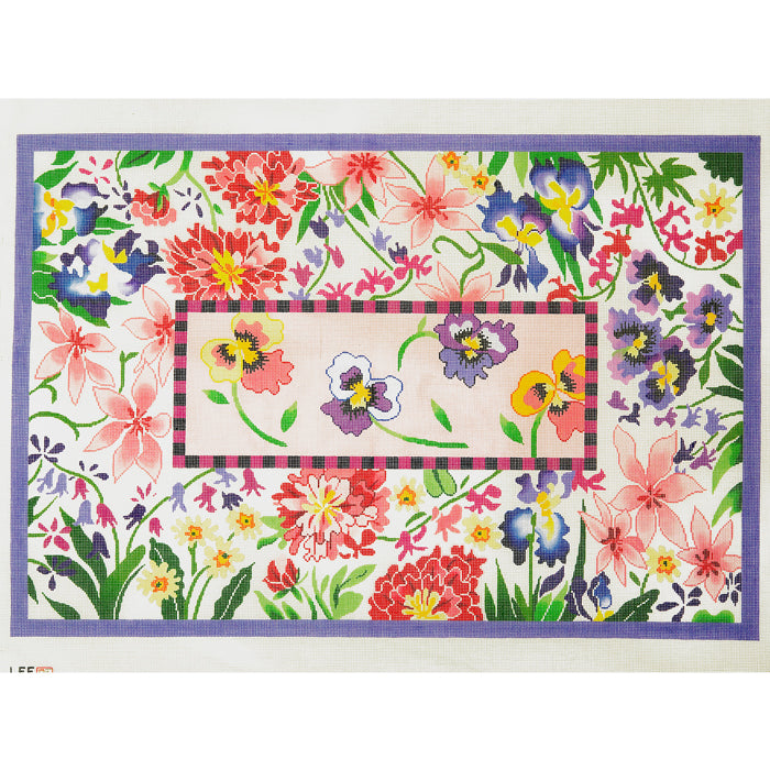 Pink Floral Rug