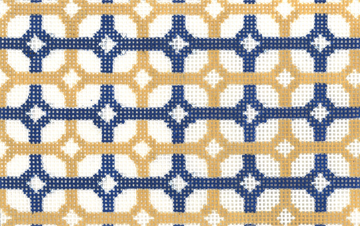 SOS Navy & Yellow Diamonds