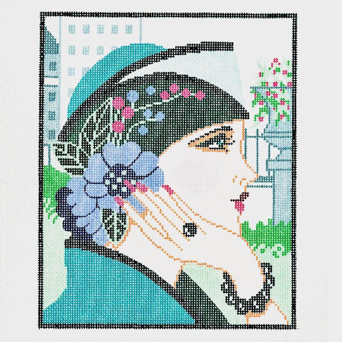 Teal Vogue Girl