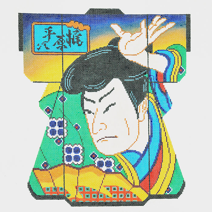 Kabuki Dancer Large Kimono