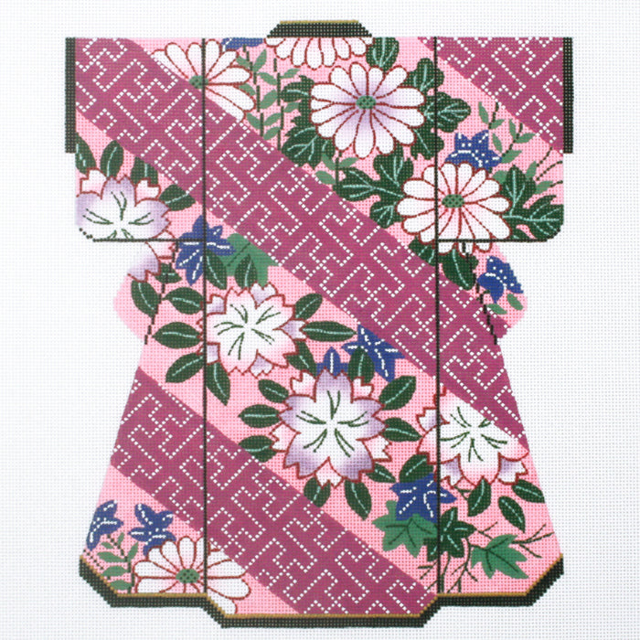 Pink Daisies on Pink Large Kimono