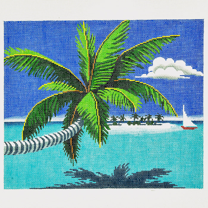 Palm Tree & Boat