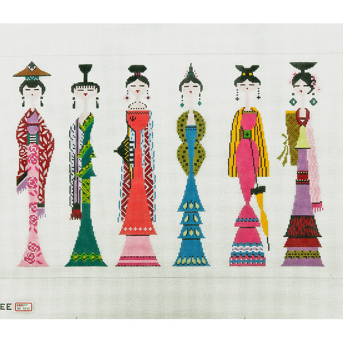 Row of Ladies