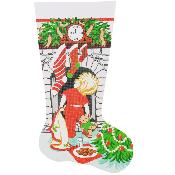 Where Is Santa? Boy Stocking