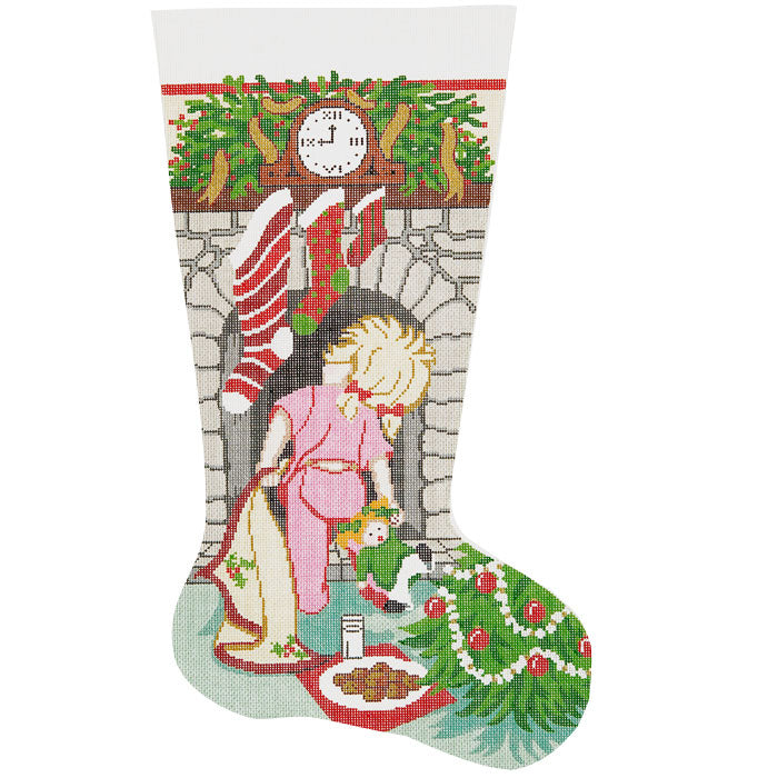 Where Is Santa? Girl Stocking