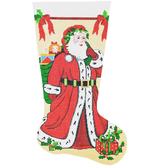 Posing Santa Stocking