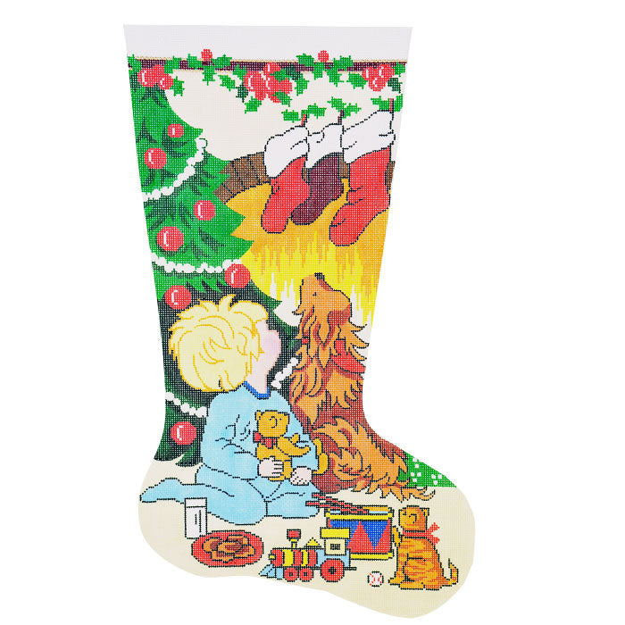 Looking For Santa Boy Stocking