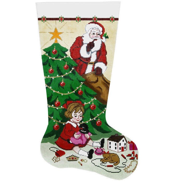 Shh! Don't Tell! Girl Stocking
