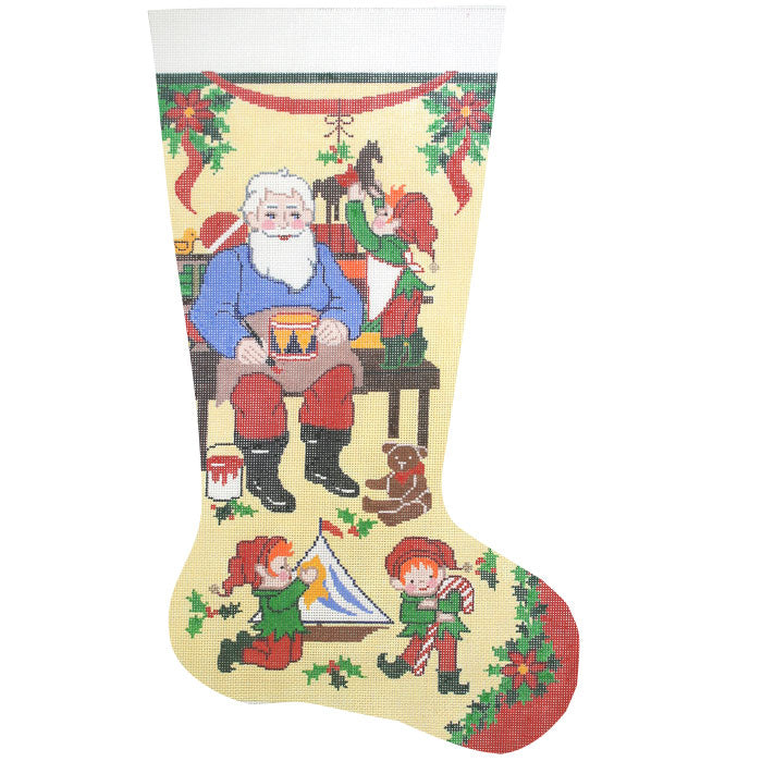 Santa's Workshop Stocking