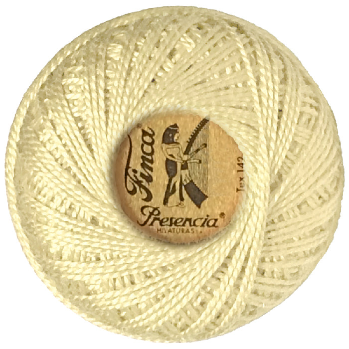 Presencia Perlé Cotton Thread - 1214 Light Yellow