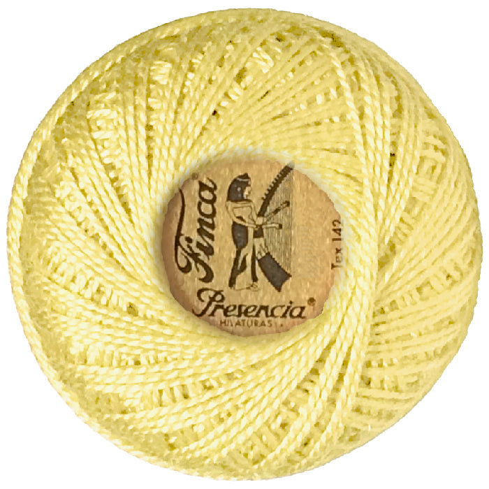 Presencia Perlé Cotton Thread - 1220 Lemon