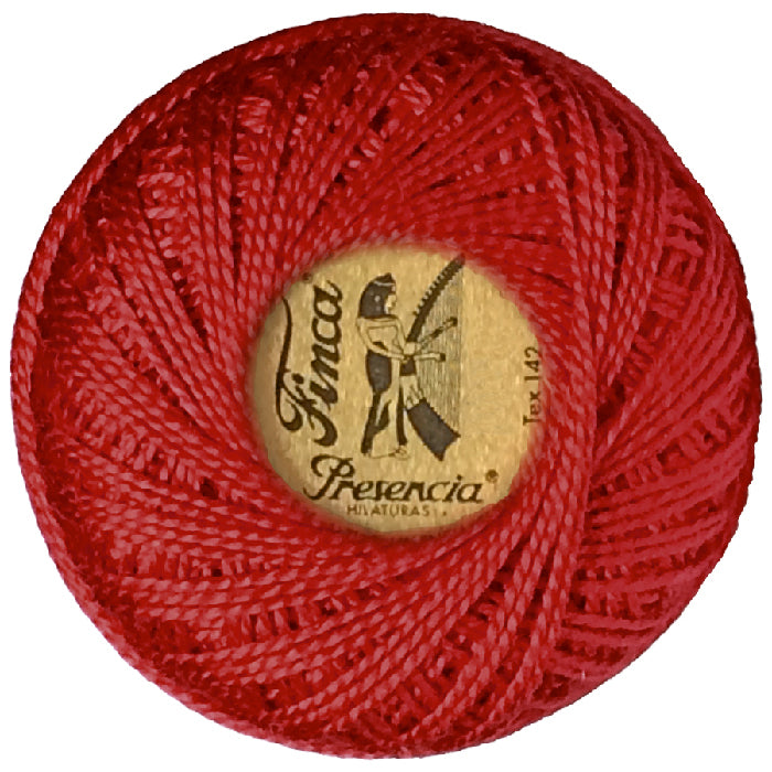 Presencia Perlé Cotton Thread - 1485 Coral
