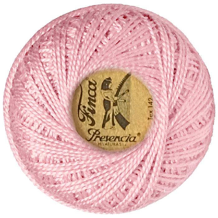 Presencia Perlé Cotton Thread - 1724 Light Pale Geranium