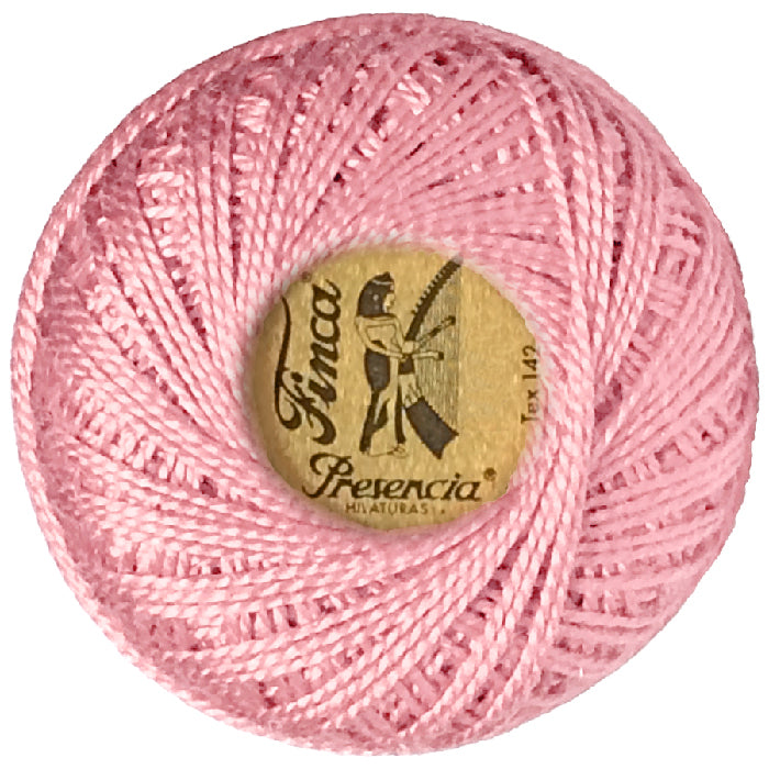 Presencia Perlé Cotton Thread - 1729 Pale Geranium